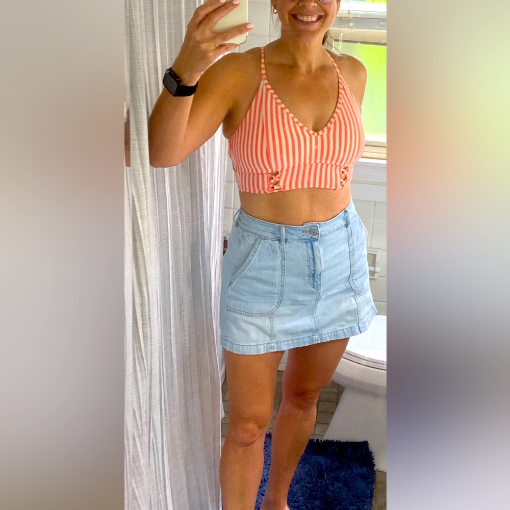 American Eagle, jean skirt